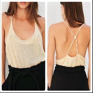 Free People Time To Shine Tank Top Size L